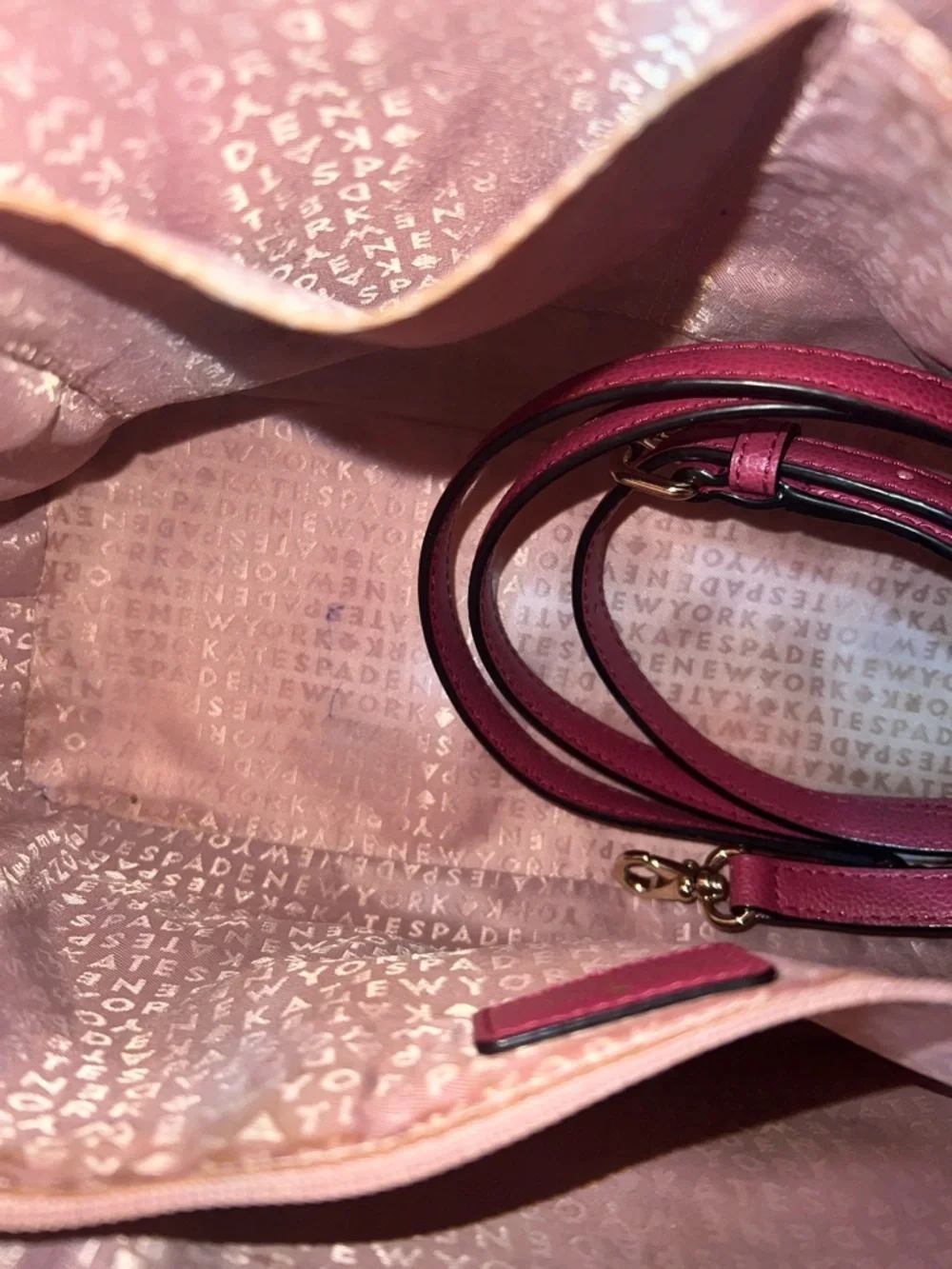 Kate Spade Deep Red Satchel